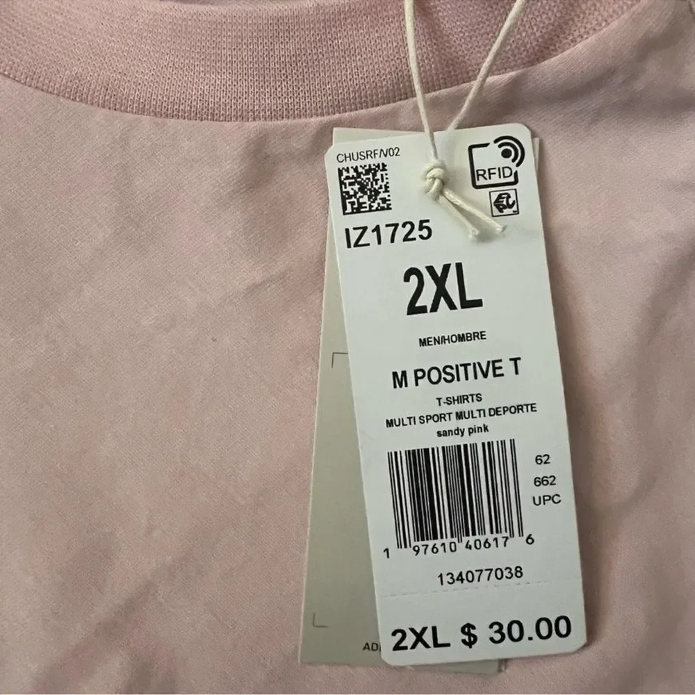 Adidas Three Stripe Life Tee-Size 2XL